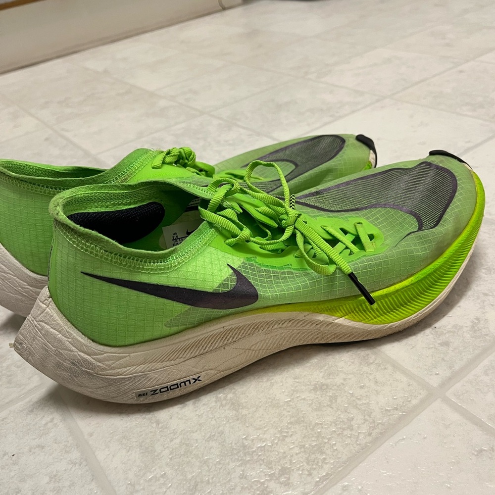 Nike Green Zoomx Vaporfly Shoes
